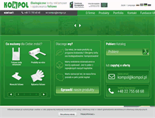 Tablet Screenshot of kompol.pl